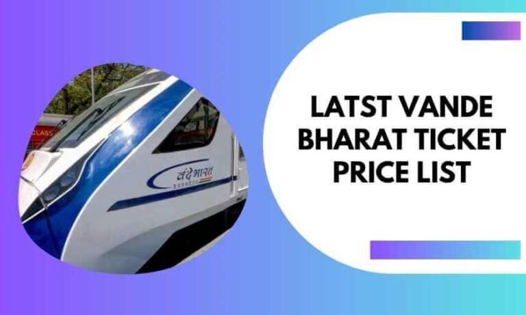 Vande Bharat Express Ticket Price